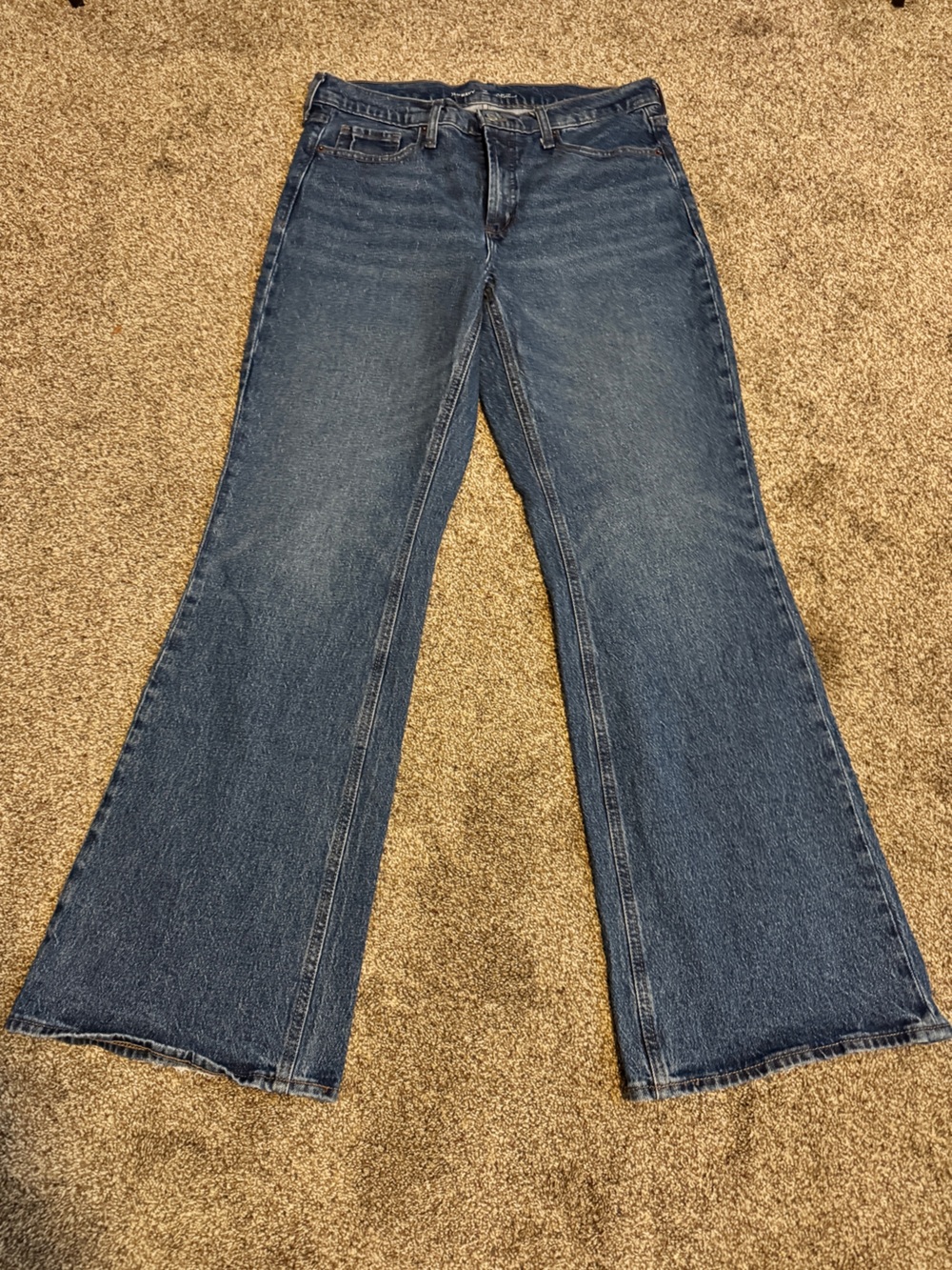 Old Navy Women's Dark Blue Flare Jeans